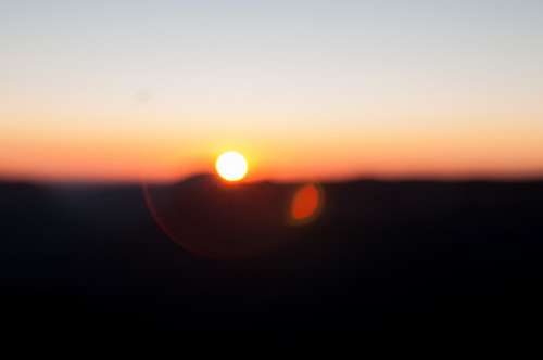 atardecer