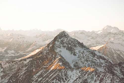 montanas nevadas Alpes