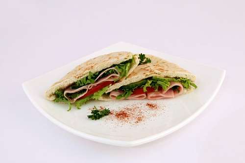 Sandwich de Jamon, Lechuga y tomate