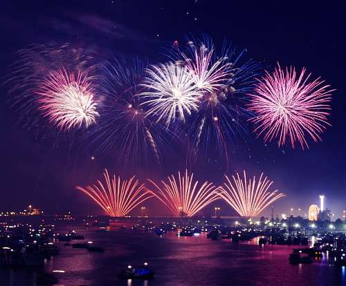 explosion  fuegos artificiales