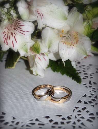 Anillos de compromiso de oro y plata