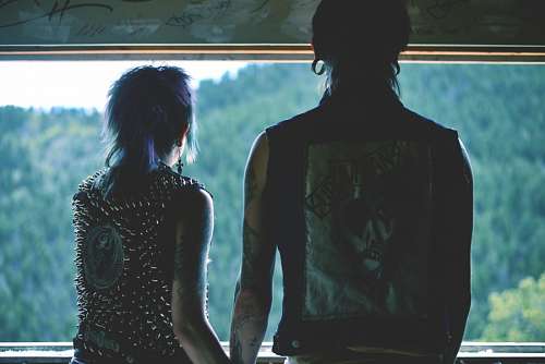 Enamorados con estilo Punk