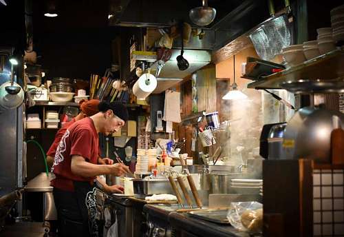 parte superior Cocina tipica japonesa de ramen