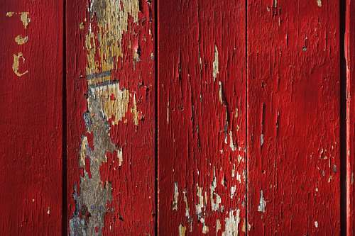 Textura Madera Pintura Roja