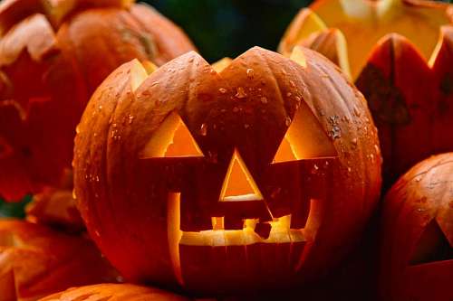 Calabaza en halloween
