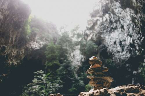 equilibrio Pila de Rocas