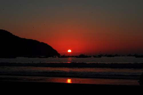 Atardecer Rojo