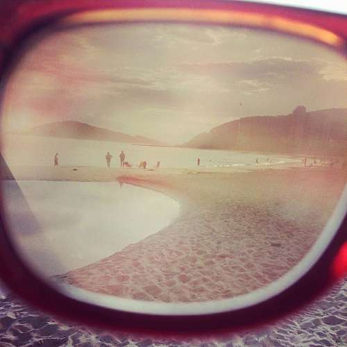 lentes de sol lente, lentes de sol, gafas, verano, soleado, play