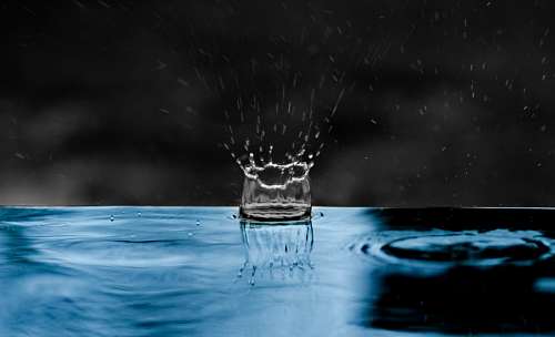 gota de lluvia Gota de Agua