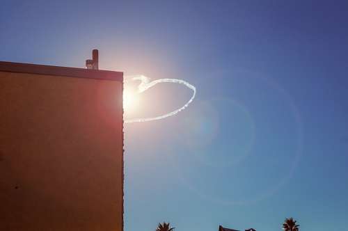 amor sentimiento Corazon formado por luces