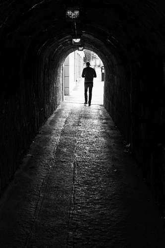 sin personas Final del Camino, Tunel