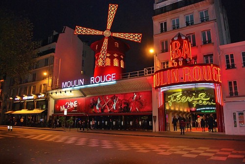luz roja Moulin Rouge 