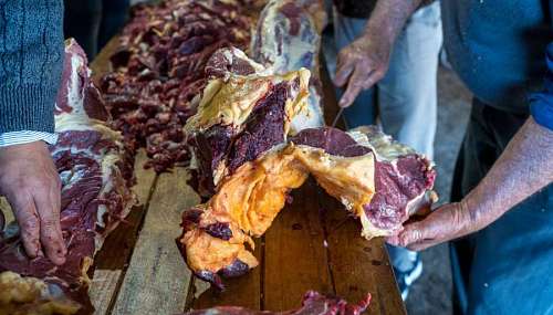 asado Preparacion de un tipico asado Argentino