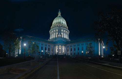 La casa blanca de estados unidos por la noche