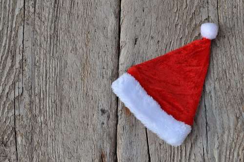 capa roja Gorro de Navidad