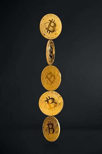 internet Bitcoin Monedas Concepto