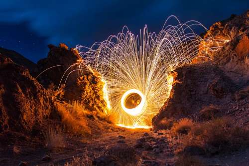 Chispas Luces exterior