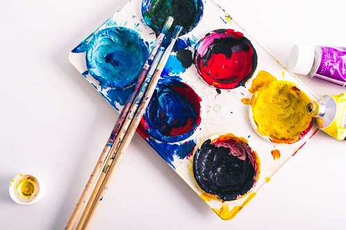 herramienta Paleta de colores para pintura artistica