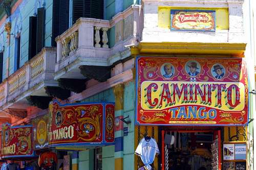 Vecindario Caminito en Buenos Aires, Argentina