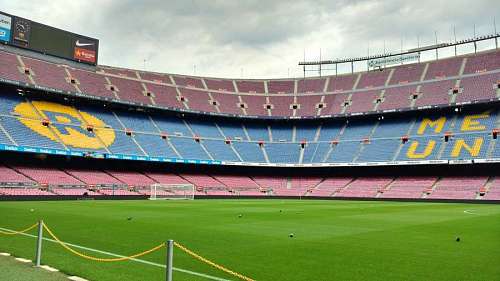 terraza Estadio Camp Nou en Barcelona