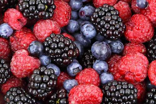 bienestar primer plano de una variedad de frutos saludables