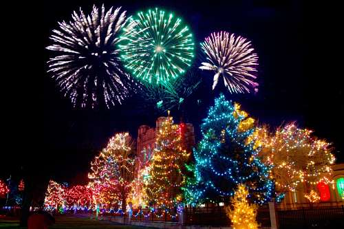 fuegos artificiales Navidad