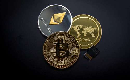 cadena Bitcoin, concepto de criptomonedas