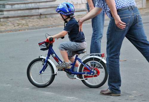 apoyo Primer paseo en bicicleta 