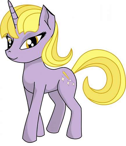 fantasia Unicornio violeta