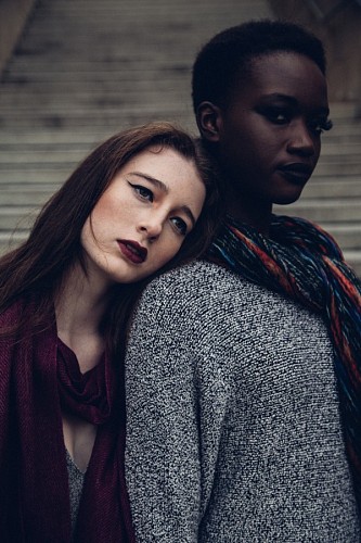 sexo Pareja de mujeres modelos 