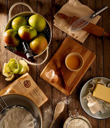 huevo Pastel de Manzanas