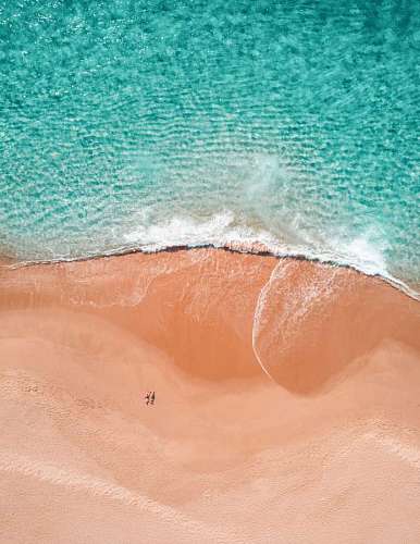 caribe Playa tropical vista desde un drone