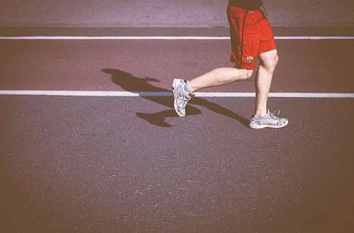 asfalto Hombre corriendo