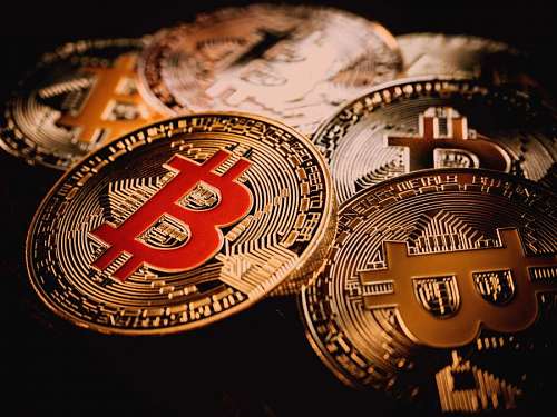 cadena Bitcoin, concepto de criptomonedas