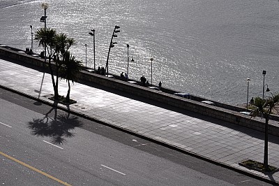 Vista Aerea Rambla Mar del Plata