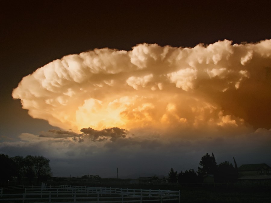supercell, chaparral, nuevo méxico, clima, cielo, nubosidad, nubes, tormenta, naturaleza, silueta, paisaje