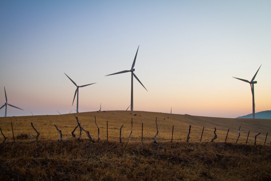 molinos de viento, tecnologia, campo, exterior, molino, energia, eolica, natural, alternativa, ecologia, medio ambiente, atardecer,
