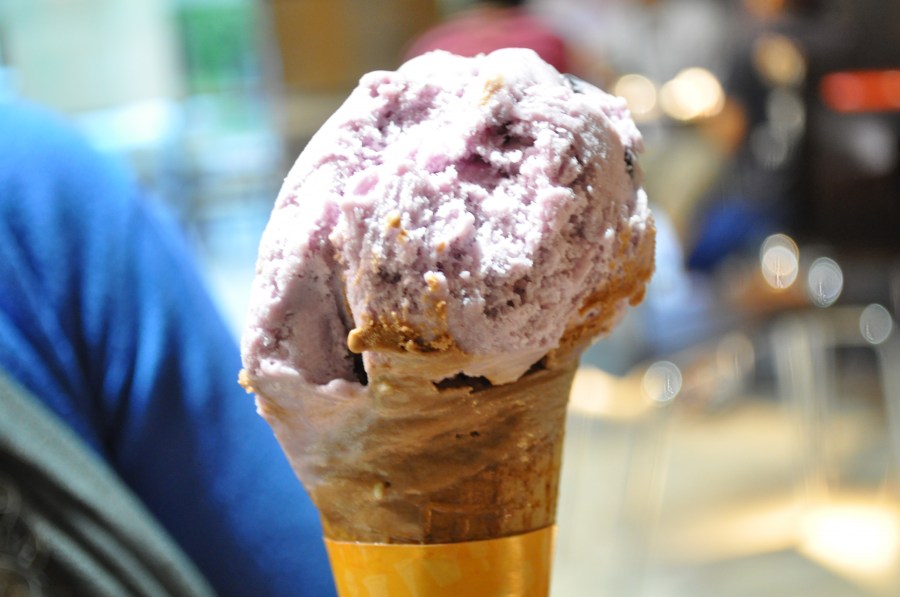 helado, cucurucho, frutilla, frutas, postre, frio, comidas, dulce, 