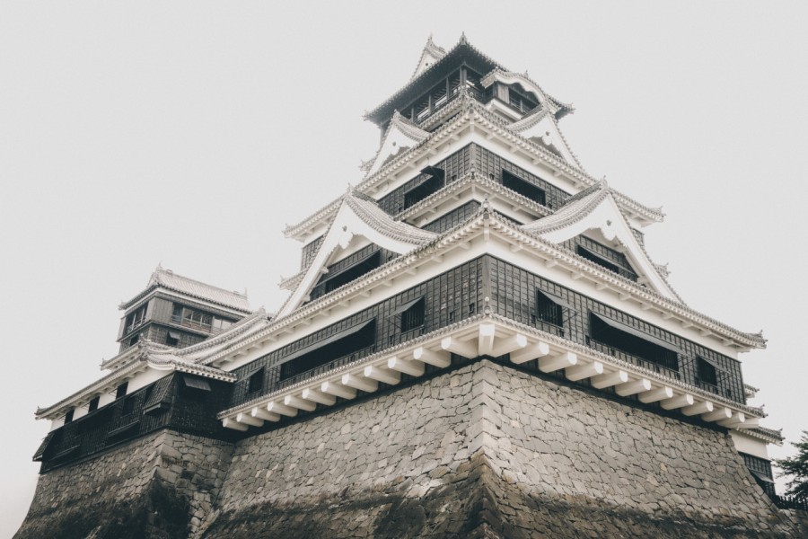 templo, blanco y negro, asia, asiatico, japon, arquitectura, nadie, 