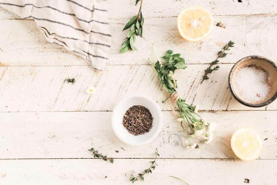 Oregano, especia, sabor, seco, fresco, limon, sal, condimento, condimentar, sabores, hojas, fondo, 