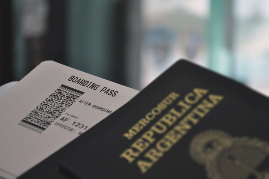 Aeropuerto, Barcelona, España, Pasaporte,Argentina