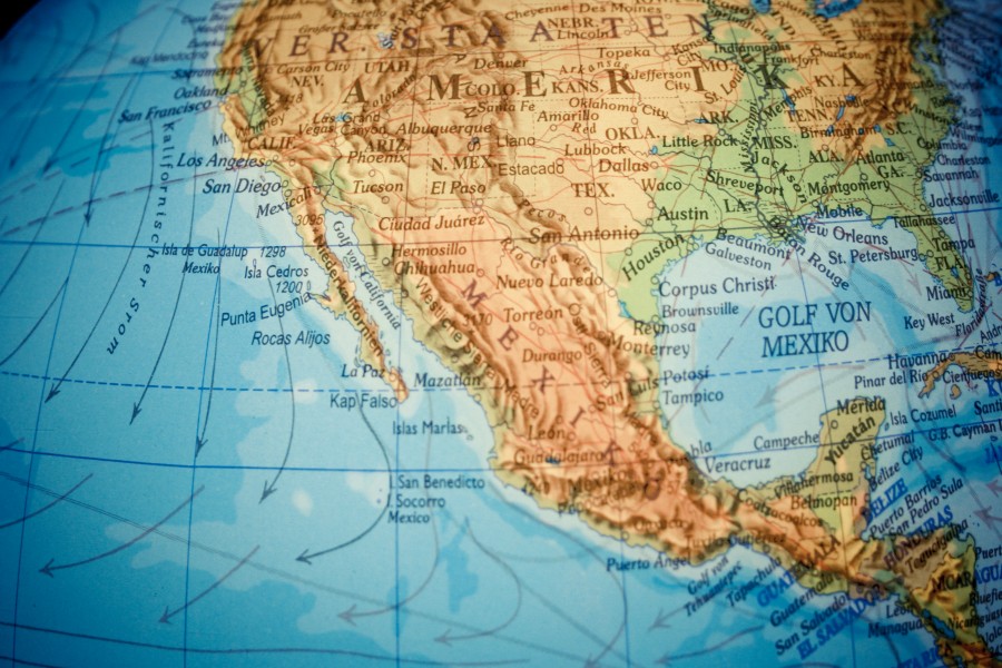 mapa, globo terraqueo, america del norte, america, 