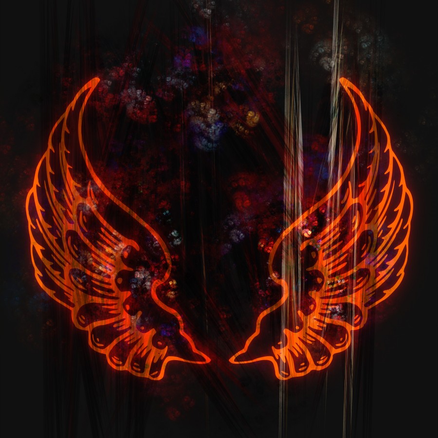 alas, resumen, fractal, diseño, icono, símbolo, mosca, plantilla, emblema, artística, textura, fresco, vuelo, forma, tatuaje , ilustraciones gratis,  imágenes gratis, fondo de pantalla hd