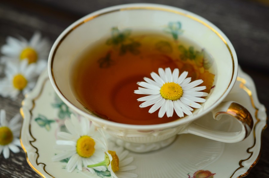 manzanilla, te, infusion, remedio, natural, caliente, bebida, flor, medicina, 