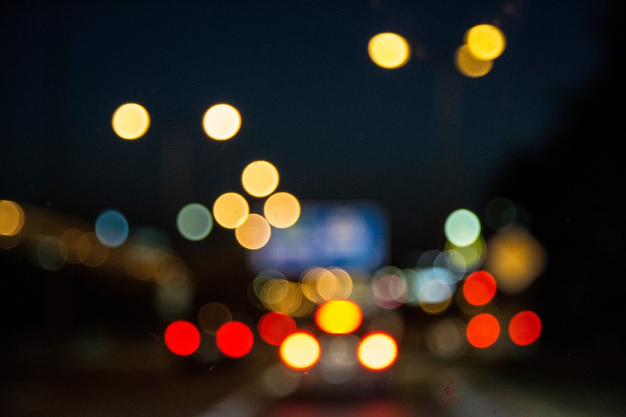 luces, blur, noche, fondo, background, nadie, fondos de pantalla hd, fondos de pantalla 4k