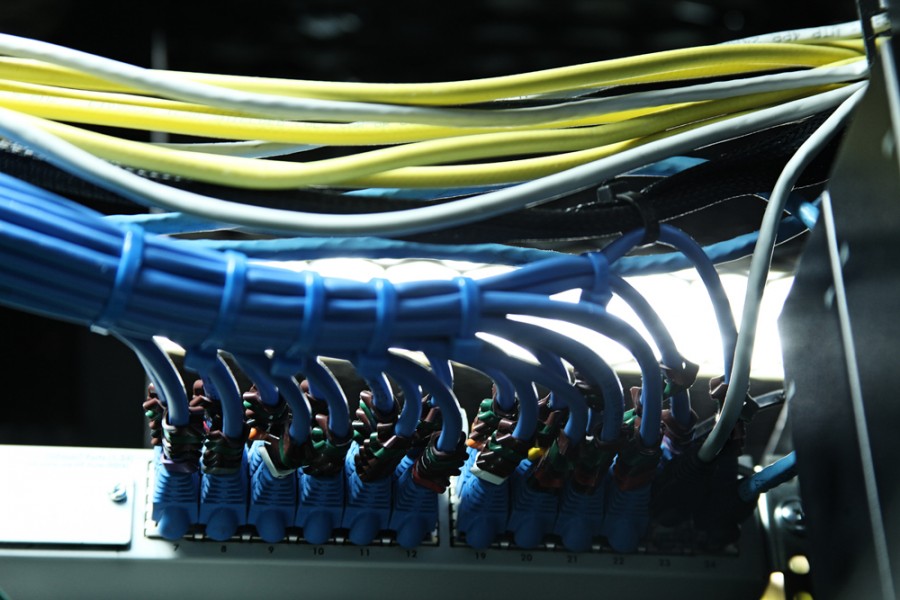 tecnologia, cable, cables, conexion, servidor, computadora, ordenador, rack, swich, 