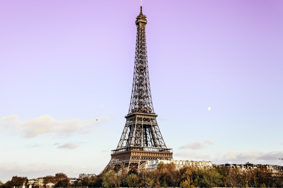 Torre Eiffel, paris, francia, ciudad, monumento, dia, paisaje, urbano, 