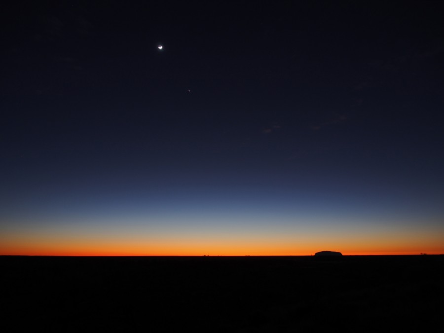 noche, nocturno, atardecer, ocaso, puesta de sol, estrella, horizonte, nadie, linea, paisaje, estrellas, venus, luna, desierto, 