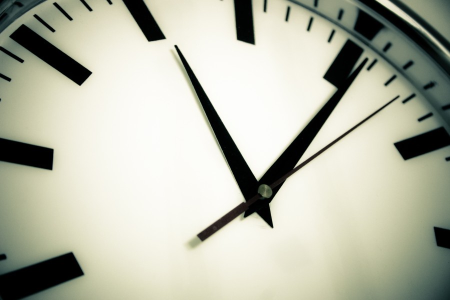 reloj, hora, tiempo, aguja,