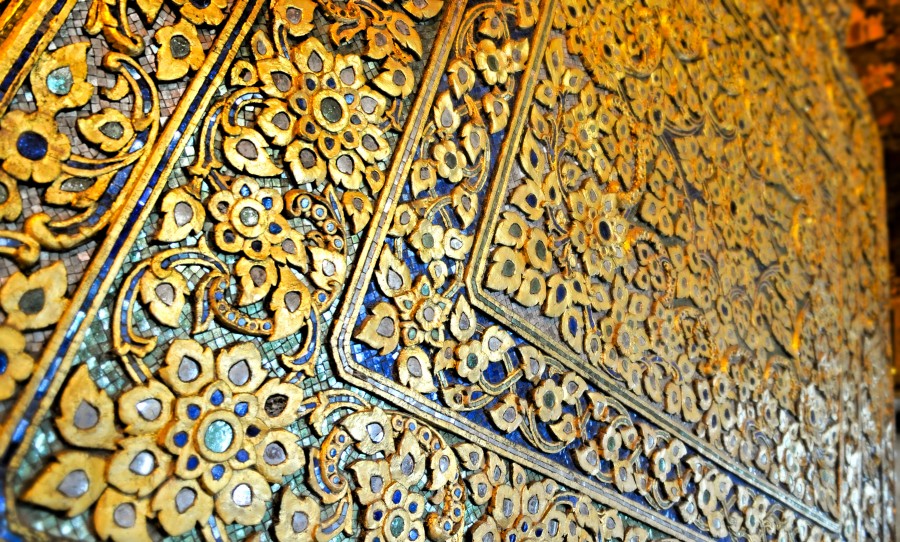 Fotografía Comercial, Ed Gregory, gratis, fotos libres de regalías, Grand, mosaico, de dominio público, de Imágenes, Fotos, Fotografías, Stokpic, Tailandia, amarillo, diseño, oro, objetos, objeto, arte, paredes,
